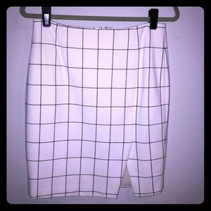 Banana Republic Winter White Pencil Skirt